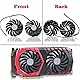 DOTODO 95 mm PLD10010S12HH DC12V 0,40A Lüfter für MIS RX470 570 480 580 GTX1080Ti 1080 1070 1060 Grafikkarten-Kühler Lüfter