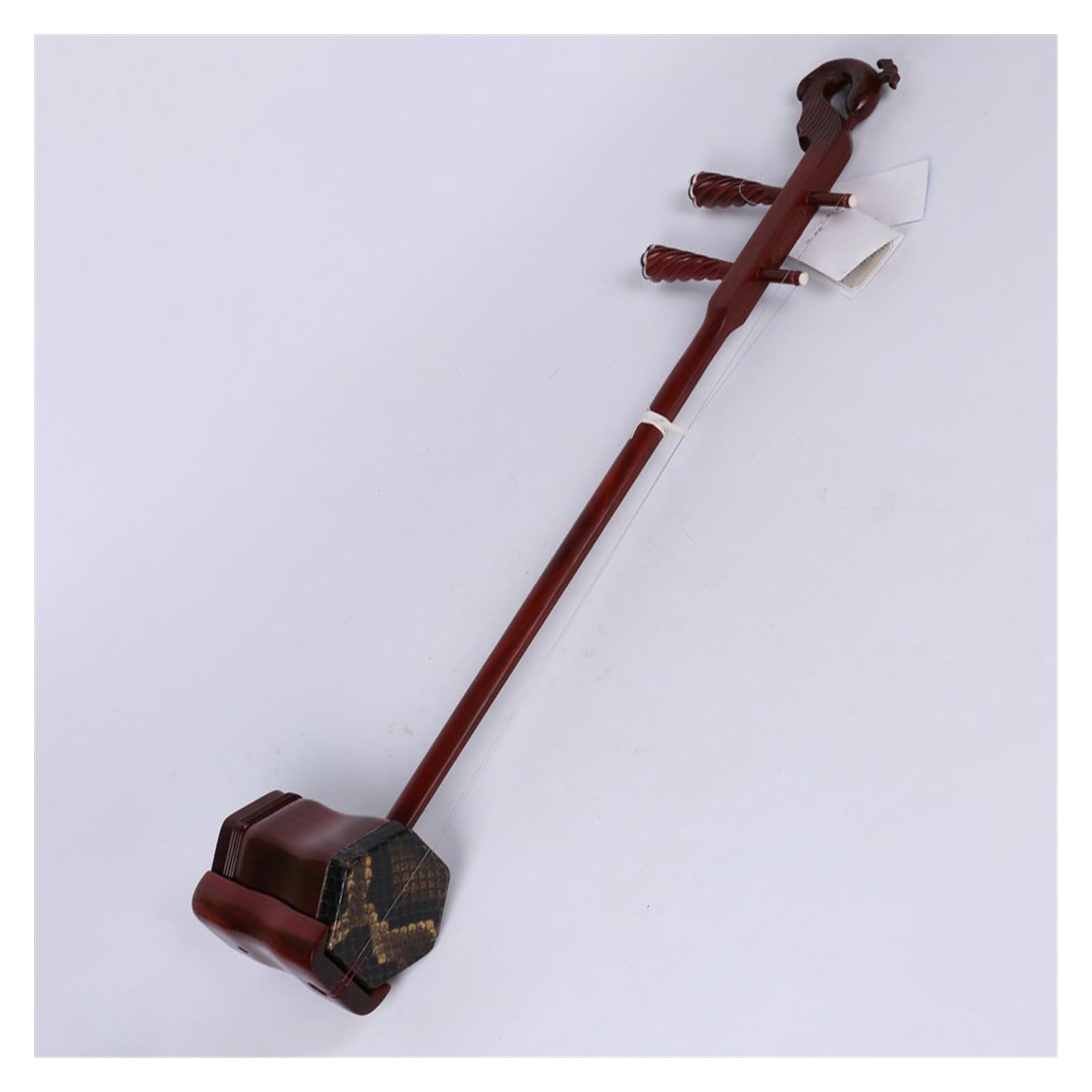 Instrument Erhu Ethnique Classique Fait À La Main En Bois De Rose Hexagonal Avec Ensemble Complet D'accessoires Professionnel Erhu