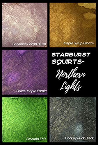 Lindy's Stamp Gang Juego de camisetas Starburst Northern, Luces del Norte, talla única