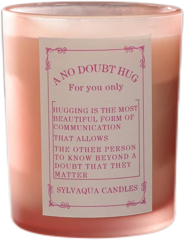 SYLVAQUA Hug Candle Showing Sympathy get Well Soon Candles as Friendship Gift