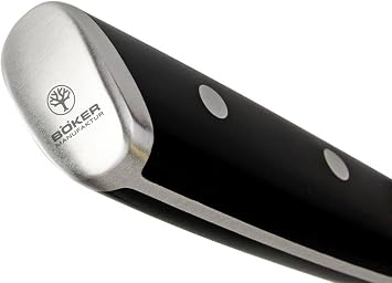 Boker Forge Santoku Chefs Knife with 6 1/4 in. Blade, Black