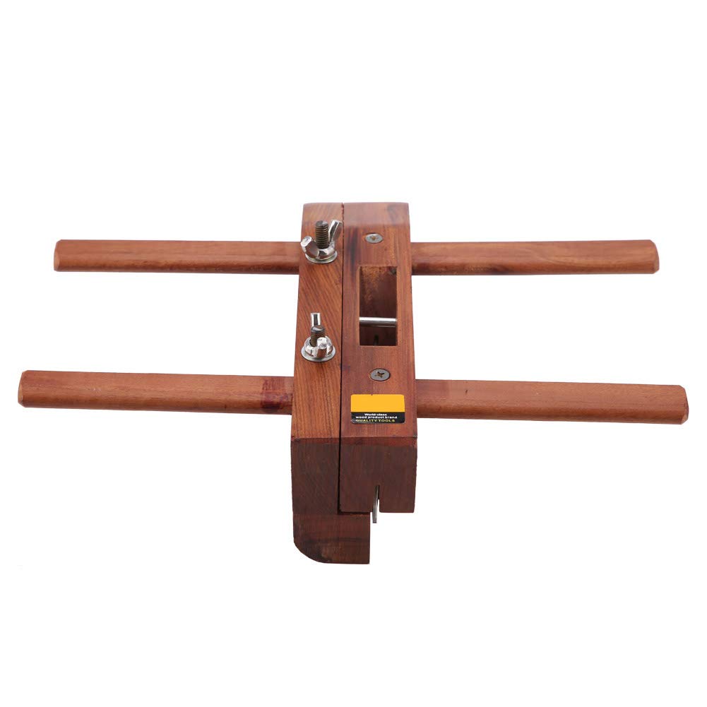 Cepillo de mano profesional Adfaga de doble mango de palisandro con filo afilado para proyectos de carpintería y fabricación de muebles. 755 g. Construcción de acero y palisandro.
