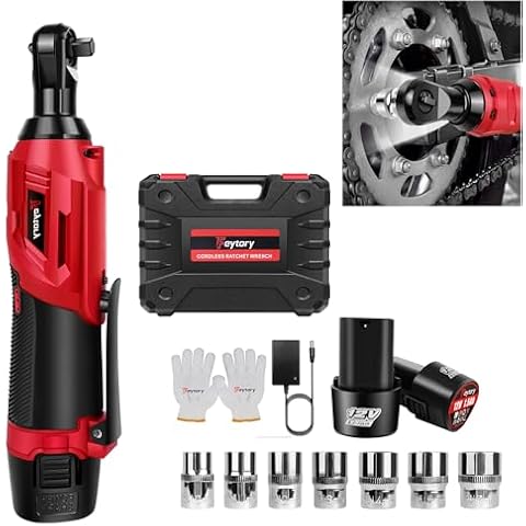 DICN 3/8" Cordless Electric Ratchet Wrench Kit Cover
