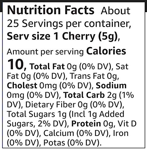 Amazon Brand - Happy Belly Maraschino Cherries, 10 Oz #TOP2