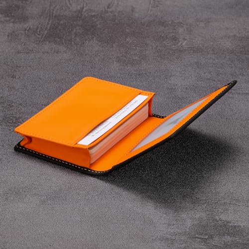 Image of HISCOW Business Card Holder with Large Compartment - Full Grain Leather