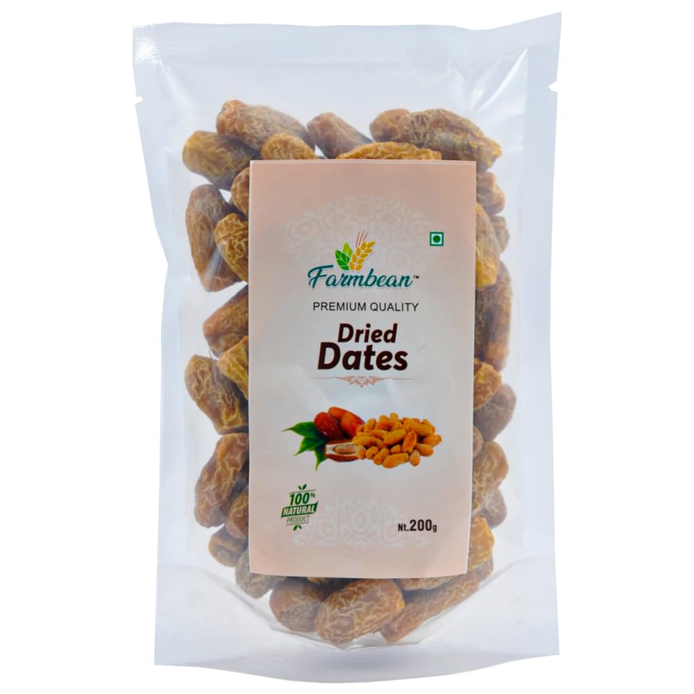 Farmbean Dry Dates | Omani Dry Dates | No Artificial Flavor - 200 Gms (B0CZLLVPLH) Amazon Price History, Amazon Price Tracker
