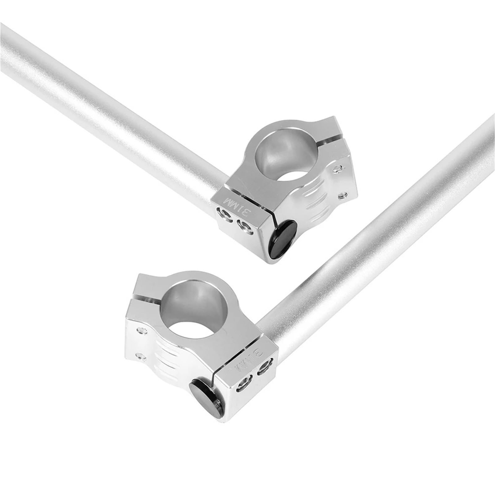 Rehausseur universel de guidon de moto en aluminium CNC 7/8" 22 mm à clipser pour Harley Adaptateur Guidon(32MM)