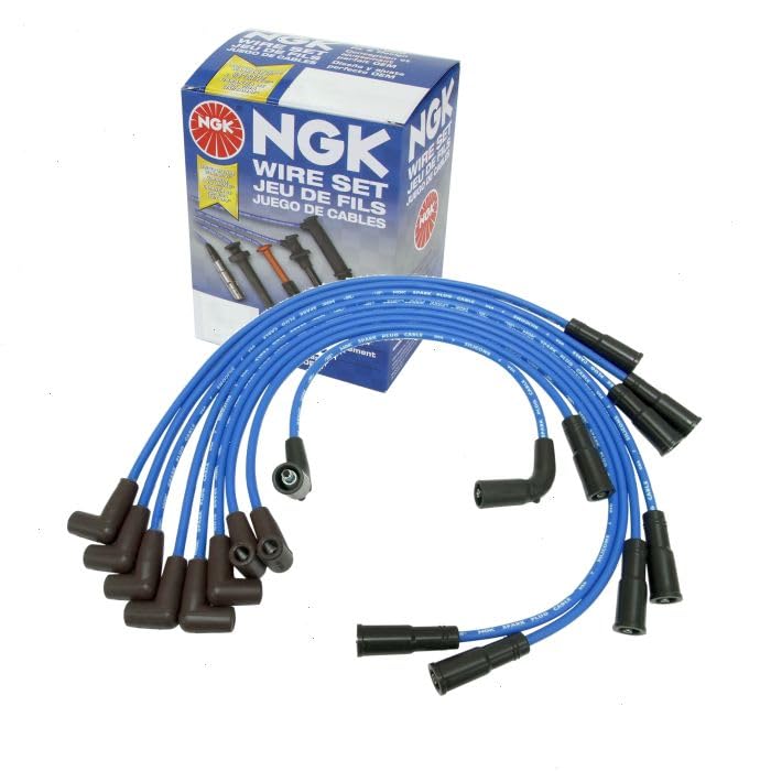 NGK Spark Plug Wire Set Compatible with GMC Savana 2500 5.0L 5.7L V8 1996-2002