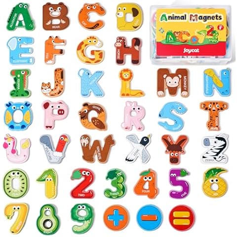 JoyCat Wooden Alphabet Magnets Set Cover