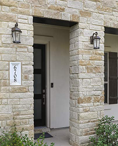 Coramdeo Outdoor Led Dusk To Dawn Lantern, Wet Location, Built In Led Gives 125W Of Light From 12.5W Of Power, 1200 Lumens, 3K, Durable Aluminum With Bronze Finish & Seeded Glass #TOP7