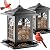 Birdream 2 Pack Bird Feeders for Outdoors Hanging - 7LB Total Capacity Classic Courtyard Design Fun Assembly Large Bird Feeder, Attracting Wild Birds Cardinals Goldfinches Sparrows