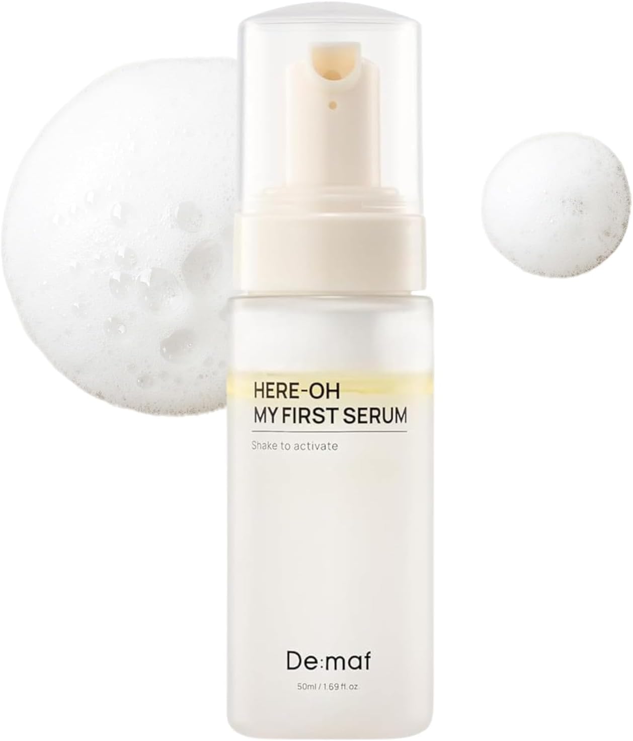 Here-Oh My First Hydrating Serum with Hyaluronic Acid | Facial Serum for Glowing Skin & Skin Barrier Repair | Korean Serum for Dry Skin & Sensitive Skin (1.69 fl oz)