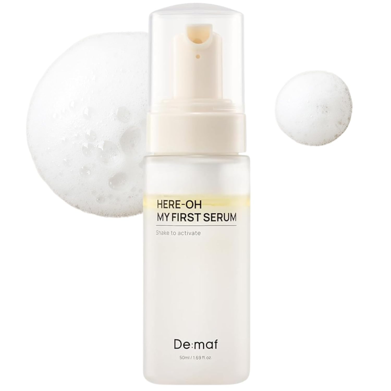Here-Oh My First Hydrating Serum with Hyaluronic Acid | Facial Serum for Glowing Skin & Skin Barrier Repair | Korean Serum for Dry Skin & Sensitive Skin (5.24 fl oz)