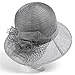 Generic Fascinators Hats for Women Church Derby Easter Tea Party Hat Ladies Pill Box Dressy Hats Sunday Outfits Fascinator British Bride Bucket Hat Cap for Girls Women Fashionable 2024 Grey One Size