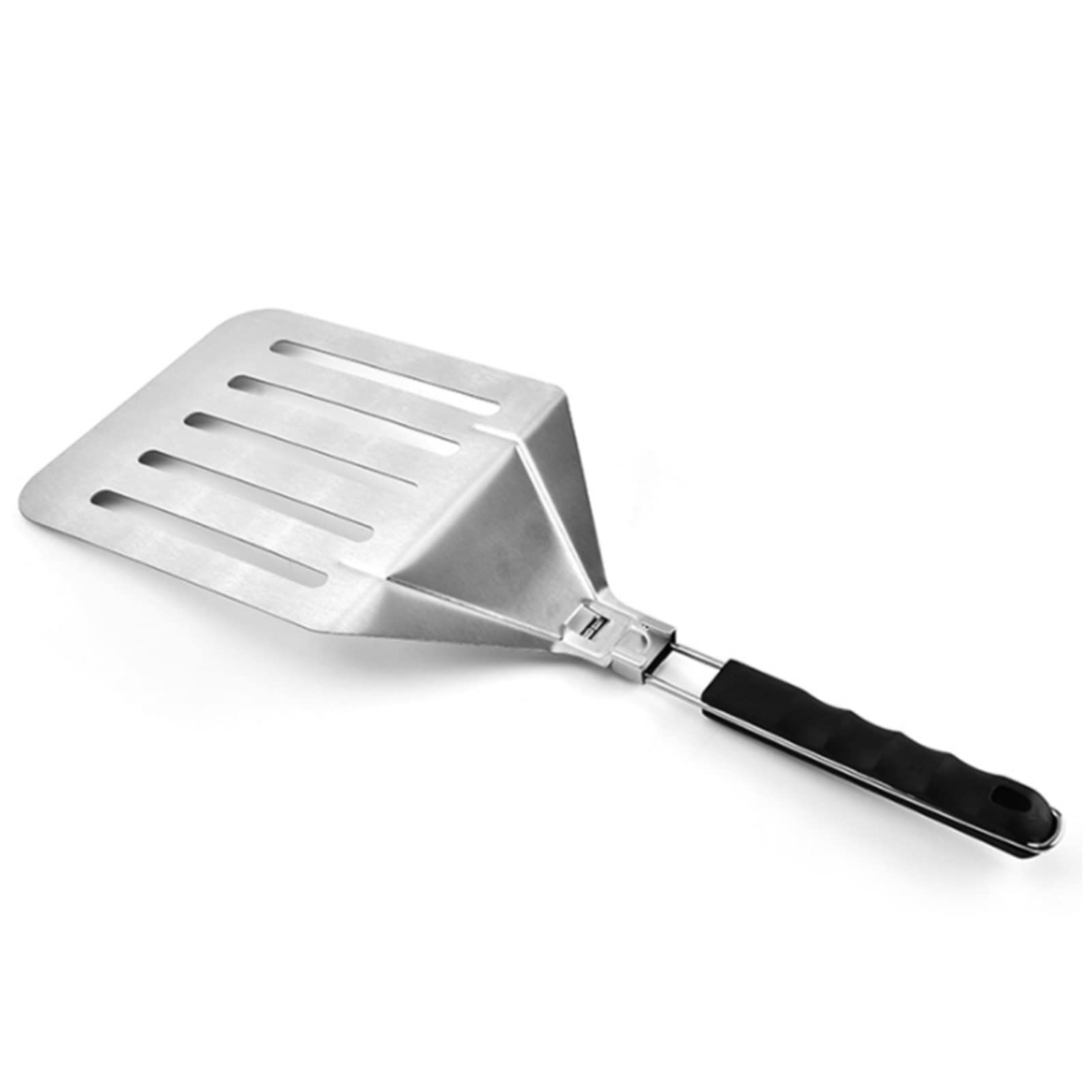 Składana metalowa łopatka do pizzy, plastikowa rączka do pizzy, łopatka do pizzy, do ciasta, ciasta, łatwa do czyszczenia