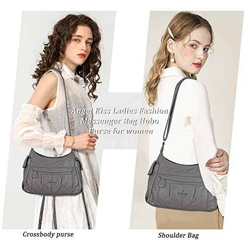 Image of Angel Kiss Crossbody Bags for Women, Ladies Shoulder Handbags and Purses Medium Faux Leather Pocketbooks | Ladies