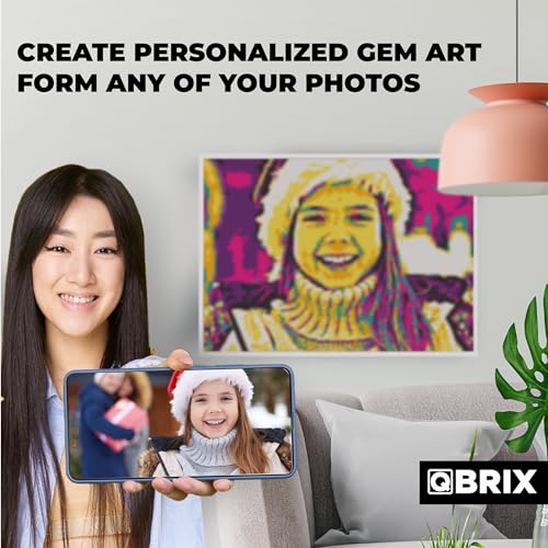 QBRIX Framed Diamond Art from Any Photo - 12 x 17 inches - Image 4