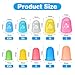 30PCS Rubber Finger Thimbles, Silicone Thimble Fingertip, Hand Sewing Silicone Finger Tips, Fingers Protector Covers for Quilting, Knitting, Embroidery, Paperwork, Money Counting and Playing Guitar
