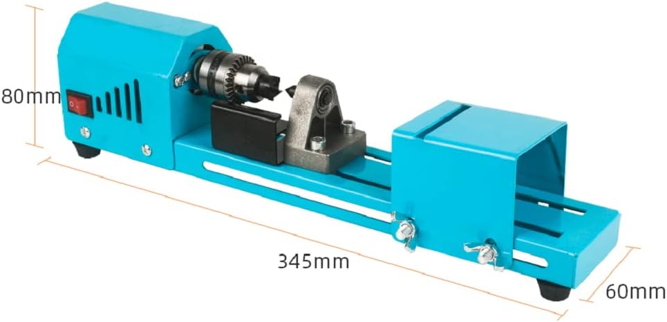 Tool Lathe Standard 未处理 Mini Lathe Beads Polisher Machine DIY Machining for Table Woodworking Wood DIY Tool Lathe Standard Set DC 12V-24V 150W Woodworking Model Making Drilling