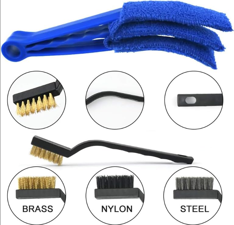 13 Stück Auto Reinigungsbürsten Set für BAIC Beijing X7 X75 2023 2024, Innenraum Felgen Motor Pflegeset Professionell Werkzeug