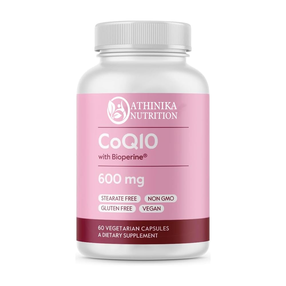 CoQ10 600mg per Capsule with Bioperine (60 Vegetarian Capsules) Naturally Fermented - No Titanium Dioxide - No Fillers - No Stearates - Vegan - Gluten Free - Non GMO-image-16