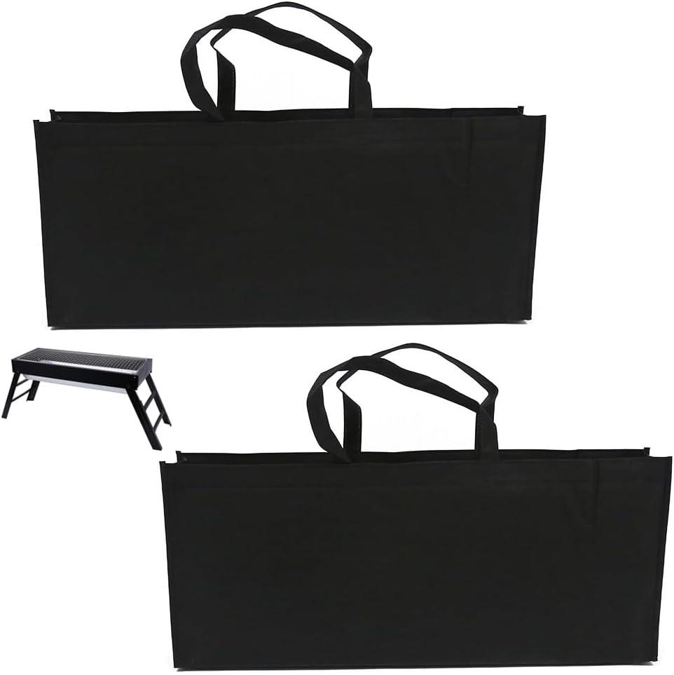 2-Pack Charcoal Grill Carry Bags for 25-Inch Portable BBQ & Smokers