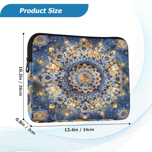 Funda para portátil 13-14 pulgadas diseño Mandala impermeable miniatura 3