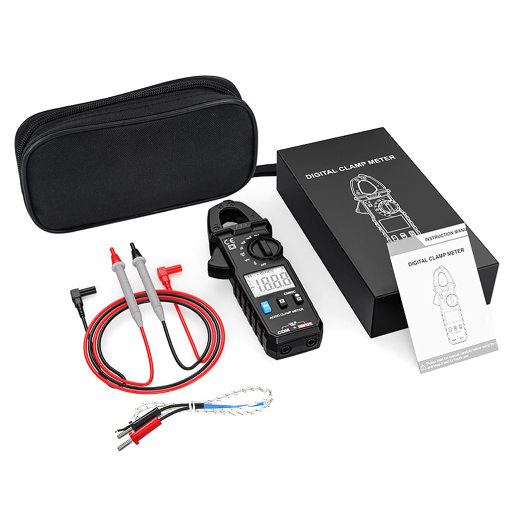 Digital Clamp Meter Auto-Ranging 2000 Counts Meter AC Measures AC/for Current/for Voltage Capaci