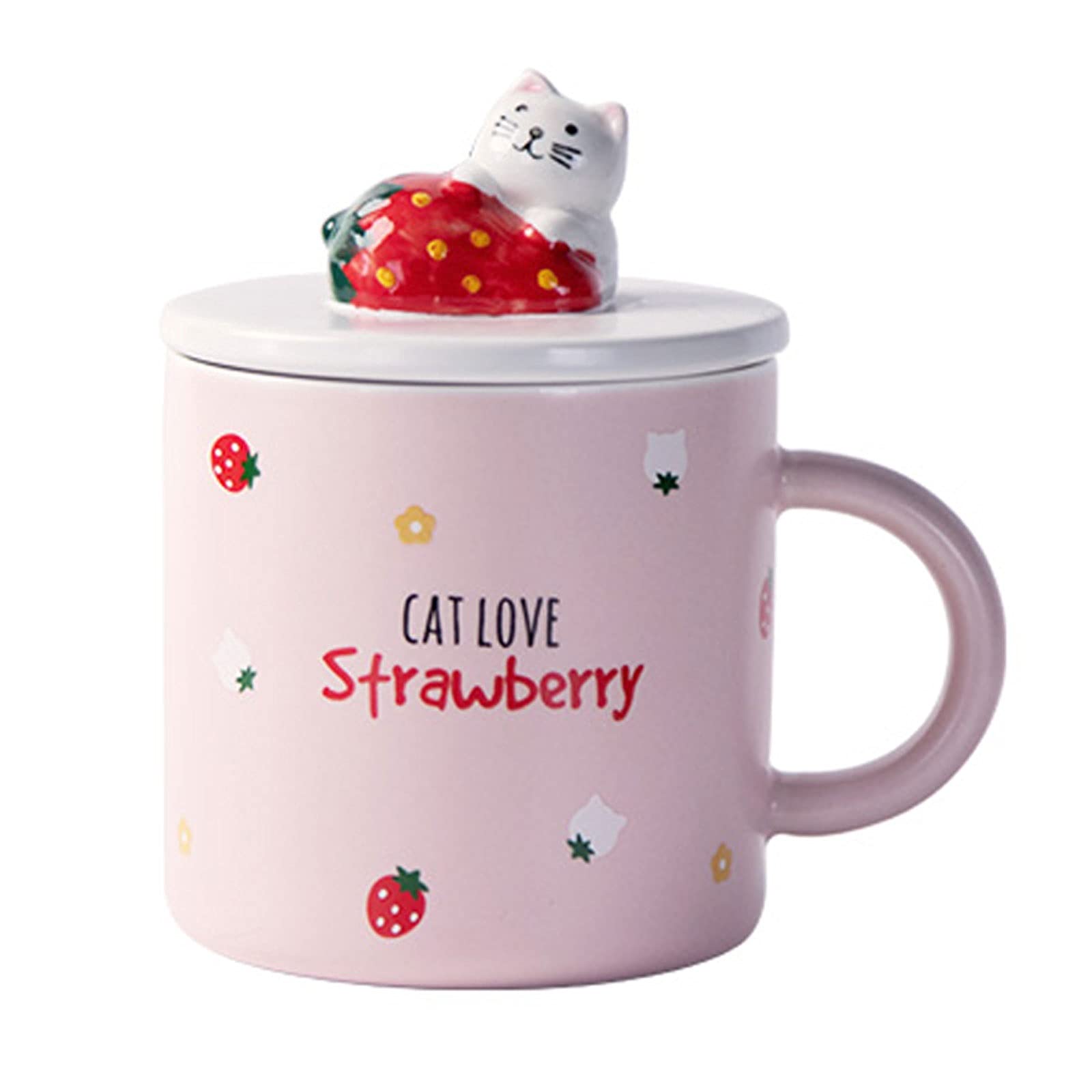 Cコーヒー コーヒーや紅茶用のかわいい猫のマグカップ13.5オンスセラミック