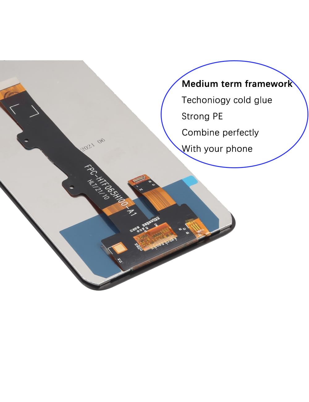 Display di Ricambio per Motorola Moto E7 Power LCD Schermo, per Moto E7 / E7i Power Schermo Display Touch Digitizer Assembly Kit di Riparazione