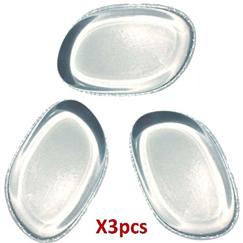 Premium Makeup Sponge Blender – Set Of 3 Clear Silicone Makeup Applicator Sponge – Designed To Limit Waste OF BB Cream, CC Cream, Air Cushion, Foundation, Blush, Highlighter And Concealer.