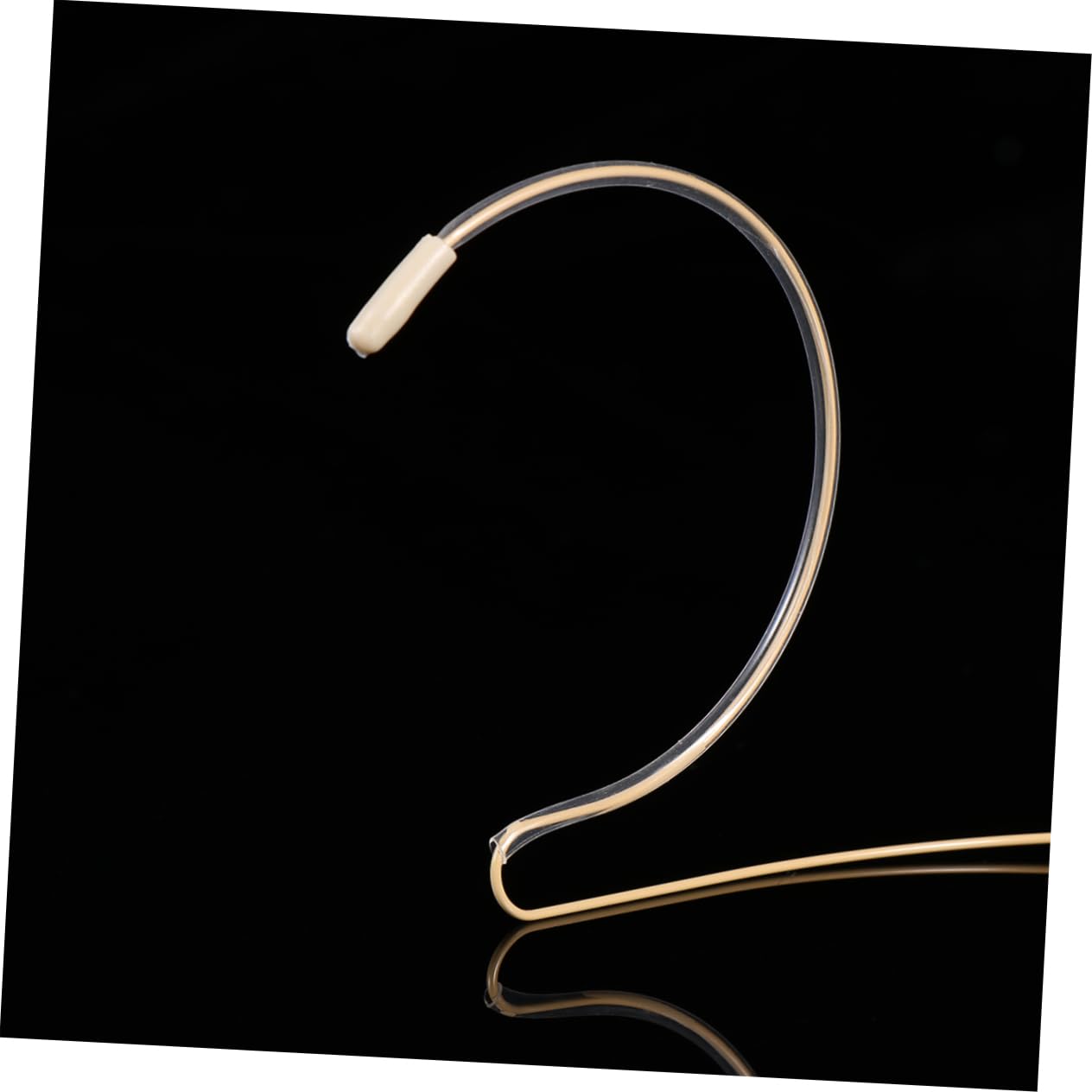 BESTonZON 3piezas Auriculares Micrófono De Condensador Micrófono De Diadema Amplificador De Voz para Enseñanza y Presentaciones Diseño Ligero y Portátil Color Beige