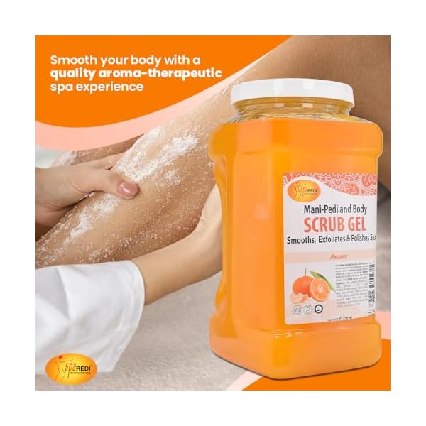 Spa Redi Pedi Scrub Gel - Mandarin (Gal)