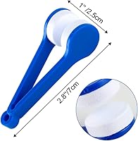 Vista 2 de VinBee 20 piezas de clip limpiador de lentes, mini gafas de sol, microfibra para gafas de sol, herramienta de limpieza de cepillo limpiador