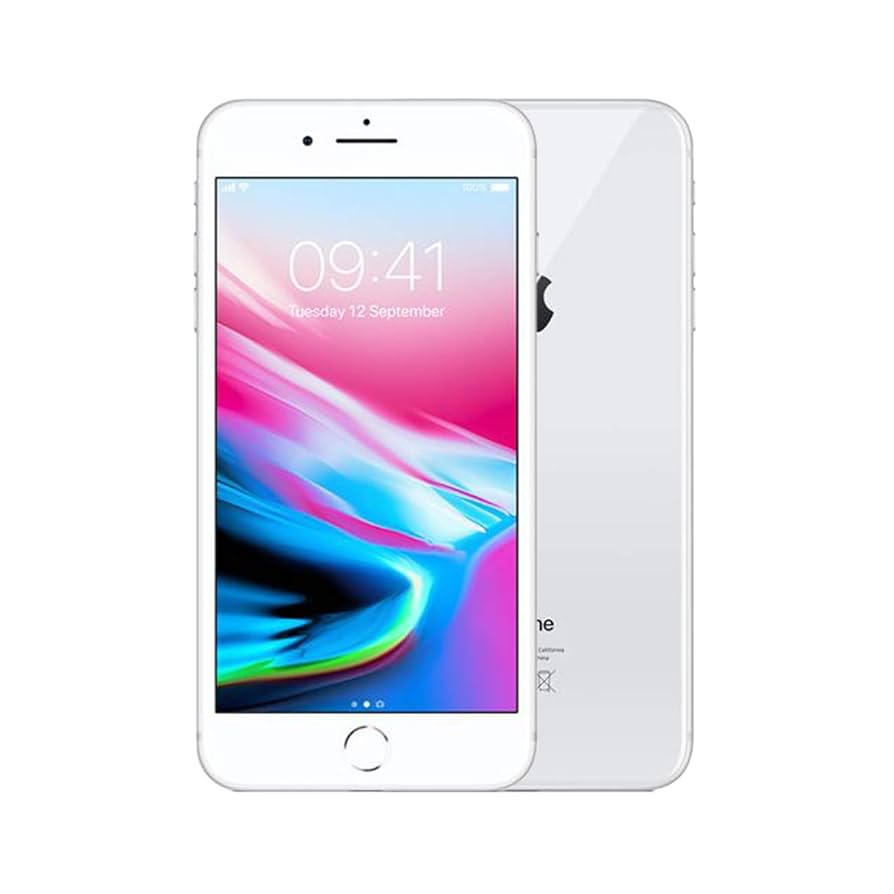 iPhone 8 シルバー 64GB 82% SIM Free Apple iPhone 8 Plus Silver 64GB SIM-Free Smartphone (Renewed