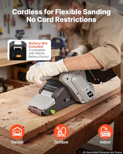 VEVOR Cordless Belt Sander