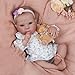 WOOROY Realistic Reborn Baby Dolls, 18 Inch Lifelike Newborn Baby Girl Doll with Soft Body, Real Life Baby Dolls with Accessories Gift Toys for Kids Age 3+