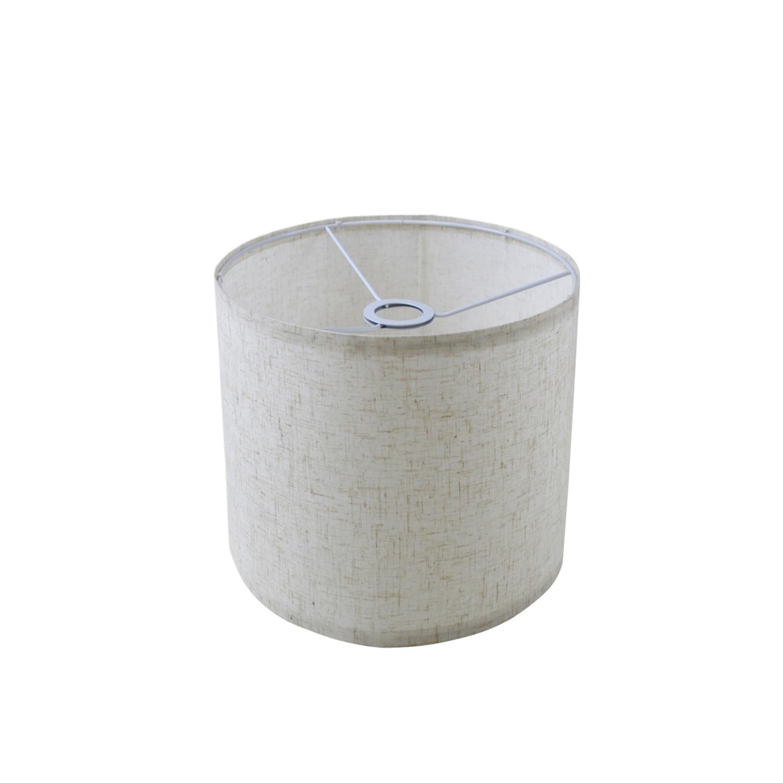 Rgoemhj 200Mm Line Lamp Shades Linen Round Shade For Lamp