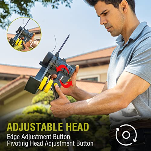 Powersmart 40V Max Cordless String Trimmer & Edger, 13-Inch 2-In-1 Height Adjustable Weed Eater, 4.0Ah Battery & Charger Included (Db2603) #TOP4