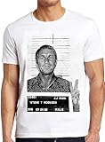 Steve McQueen Mugshot T Shirt Vintage Cool Tee 33 T-Shirts à Manches Courtes(XX-Large)