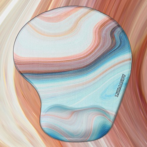 Lizimandu Non Slip Mouse Pad Wrist Rest For Office, Computer, Laptop & Mac - Durable & Comfortable & Lightweight For Easy Typing & Pain Relief-Ergonomic Support (2-Jade Stone) #TOP3
