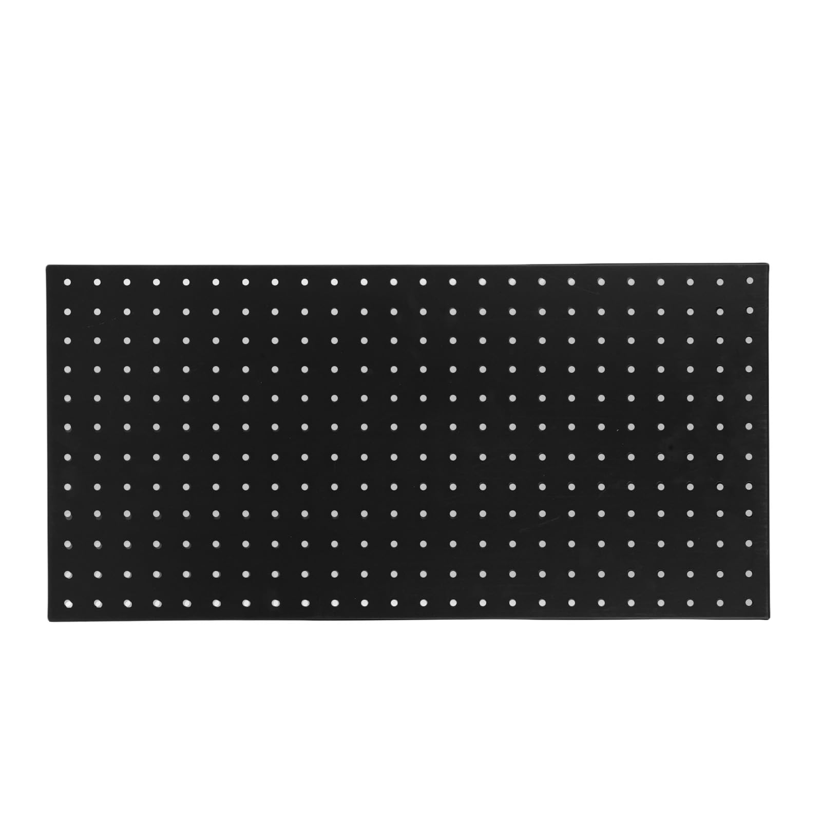 Organizador de Pared Resistente con 288 Agujeros para Almacenamiento Eficiente de Herramientas en Casa, Garaje o Cobertizo, Paneles de Acero Negro de 24 X 12 Pulgadas
