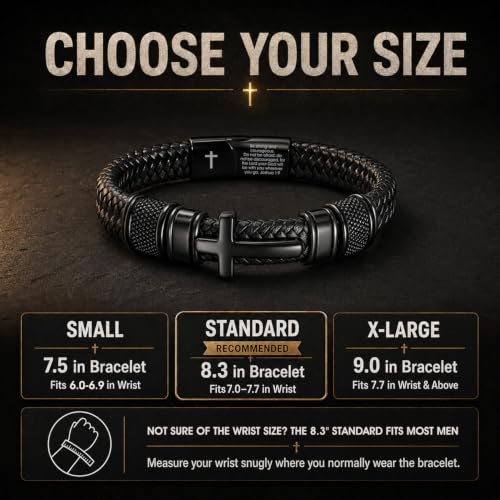 Enjoy Risingsun Christian Cross Bracelet