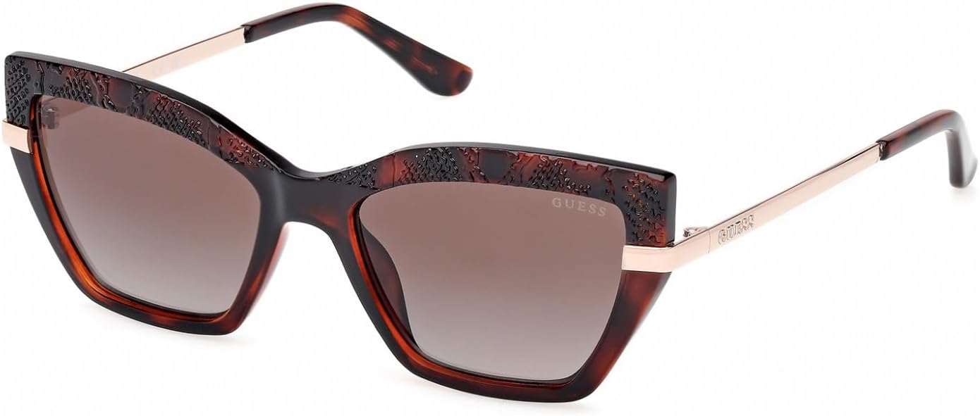 GUESS GU00216 52F dark havana 53/17/140 WOMAN Sunglasses
