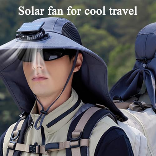 Chapeau de soleil à ventilateurs : solution contre la chaleur en rando