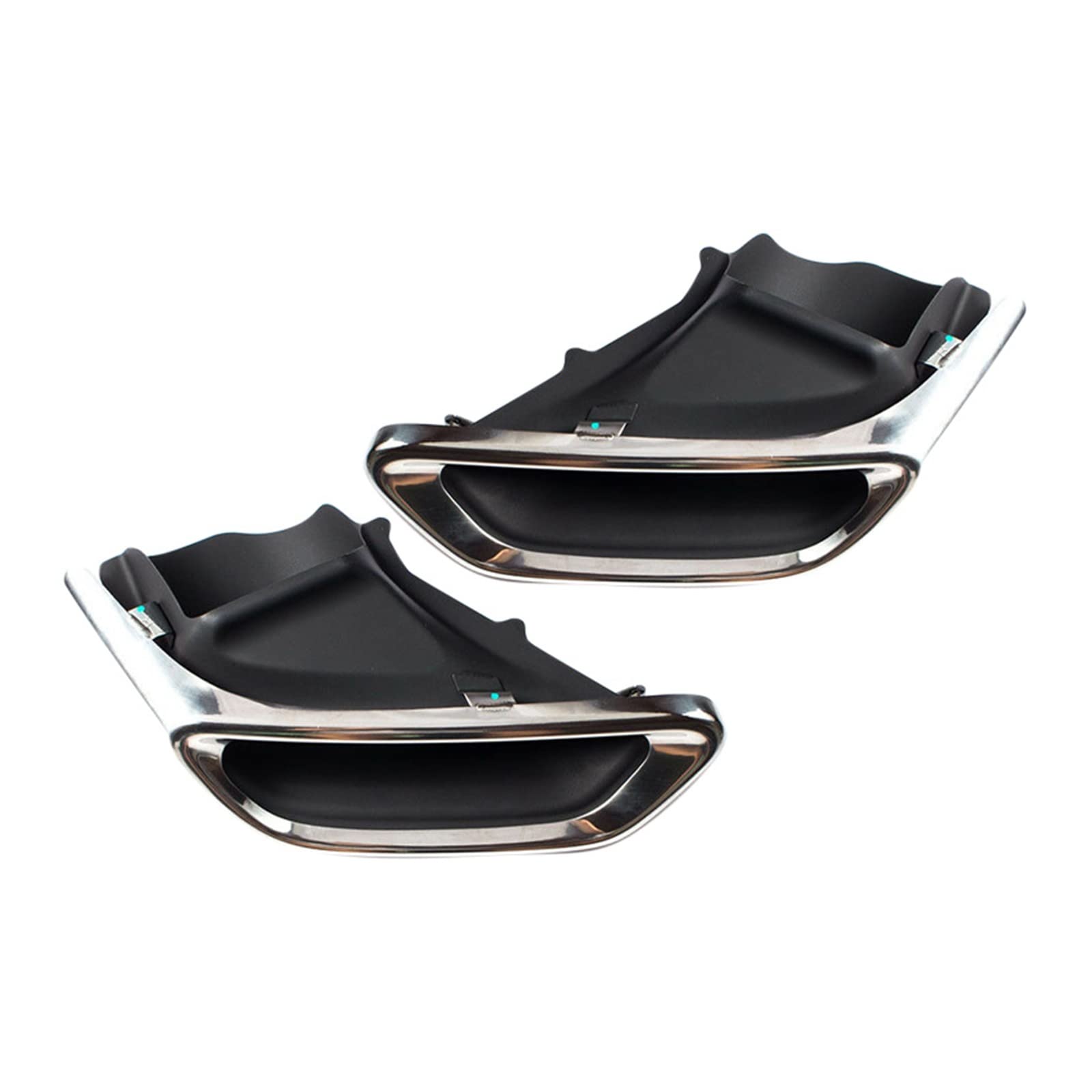 Silenciador Escape para Accord 2018 2019 Accesorio Coche Silenciador Escape Interior Extremo Tubo Escape Modificado con Soporte Garganta Escape Sonido Turbo