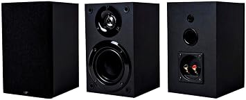 Monoprice Premium 5.1 Channel Home Theater System with Subwoofer - 100 Watt Speakers, 200 Watt Subwoofer, Black