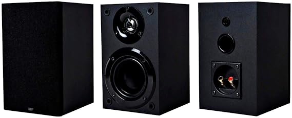 Monoprice Premium 5.1 Channel Home Theater System with Subwoofer - 100 Watt Speakers, 200 Watt Subwoofer, Black