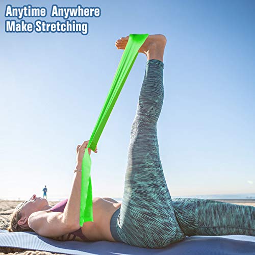 Haibei Resistance Bands Elastic Exercise Bands 3 Pack Physical Therapy Tension Band Recovery Band Workout Strength Training Bands For Women, Yoga, Arms,Upper Body And Shoulders (Red Yellow Green) #TOP5