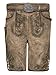 Produktbild Herren Lederhose Ludwig aus der Meisterstück Serie von Schöneberger Trachten - Vintage Trachtenlederhose inkl. Trachtengürtel (54, braun)